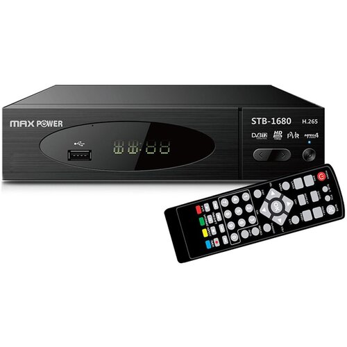 Max Power HD DVB-T2 receiver STB-1680 MPEG2/MPEG4 h.265 1080p/i akcija Cijene