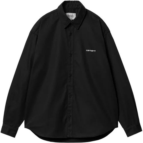 Carhartt WIP L/S Module Script Shirt/ Black