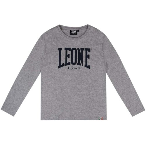 Leone 1947 Majice z dolgimi rokavi Boy T-Shirt Long Sleeves Basic Siva Cene