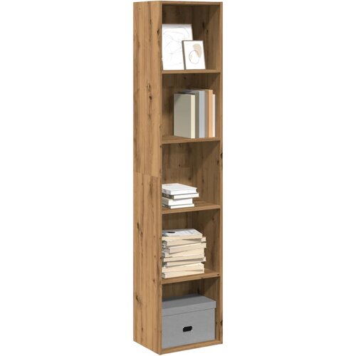 VidaXL Knjižna omara artisan hrast 40x30x189 cm inženirski les Slike