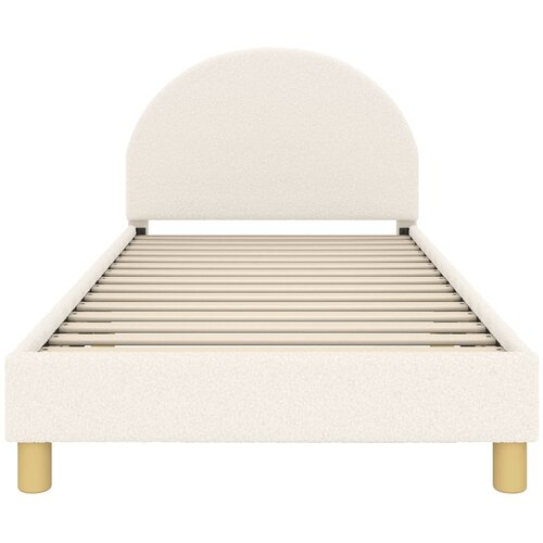  za djecu s uzglavljem Krem 90 x 200 cm Boucl&amp;eacute; Slike