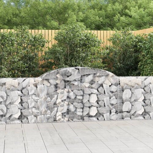  Lučne gabionske košare 9 kom 300x30x80/100 cm pocinčano željezo Cijene