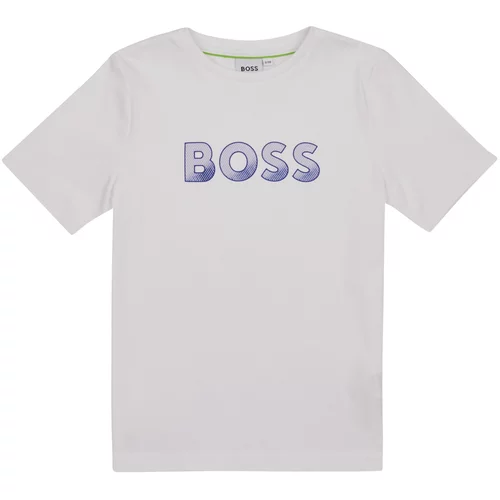 Boss Majice s kratkimi rokavi J25O03-10P-C Bela
