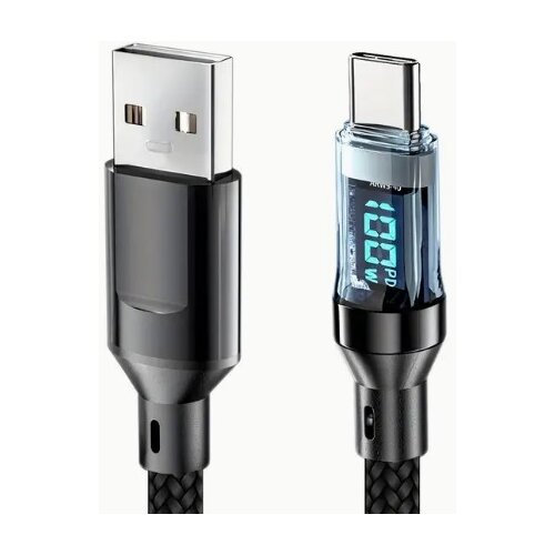  Hitro Polnilni Kabel Tipa C 100W - z Digitalnim Zaslonom, dolžina 1m Cene