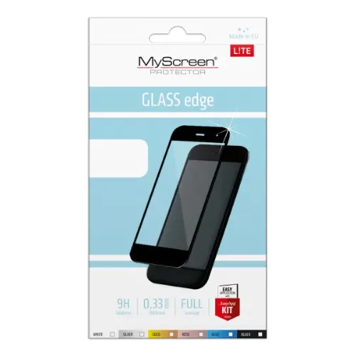 Myscreen protector my screen protector lite zaščitno kaljeno steklo iphone x, iphone xs - full screen edge 2,5D glass črn