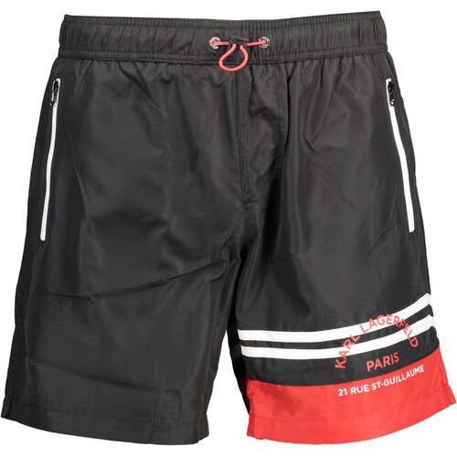 KARL LAGERFELD BEACHWEAR SWIMSUIT BLACK MEN'S BOTTOM Cene