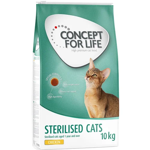 Concept for Life Sterilised Cats piletina - poboljšana receptura! - 2 x 10 kg