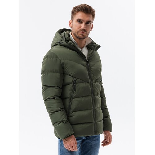 Ombre Men&amp;#039;s winter jacket C519 Slike