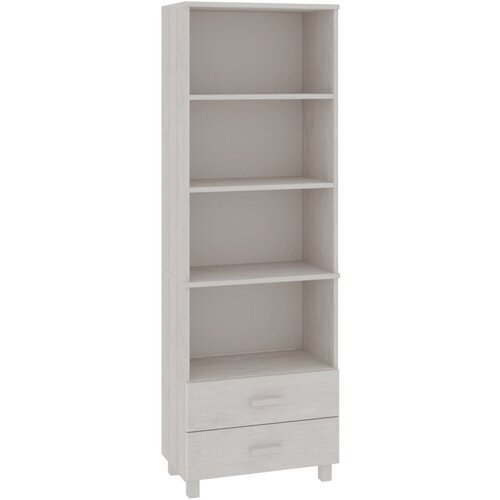 vidaXL Visoka omara HAMAR bela 60x35x180 cm trdna borovina, (20656388) Cene
