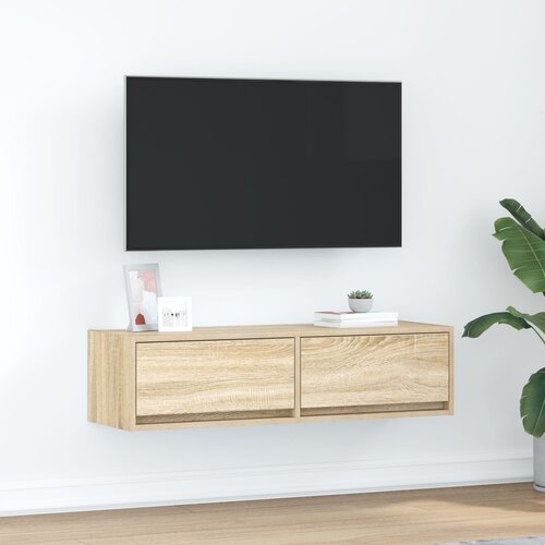 vidaXL TV omara Sonoma Oak Inženirski les 100 x 31 x 25.5 cm Cene