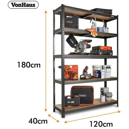 Vonhaus Ekstra &amp;Scaron;iroka Polica s 5 Nivoa, 1.8m Slike