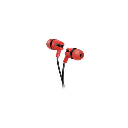 Canyon SEP-4 Stereo earphone with microphone, 1.2m flat cable, Red, 22*12*12mm, 0.013kg Cene
