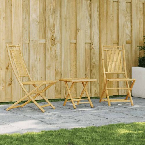  3-dijelni bistro set od bambusa Cijene