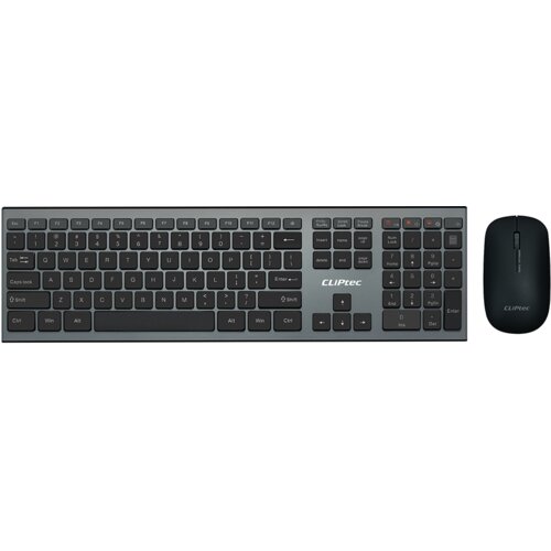 ClipTec Računalni&amp;scaron;ka Bluetooth tipkovnica RZK350 z BT mi&amp;scaron;ko 1200DPI - črna Slike
