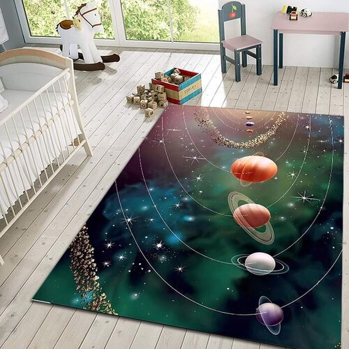  dečiji tepih sa gumenom podlogom 120x180cm -3D cosmos, TG-213 Cene