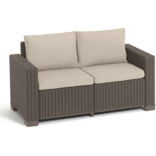 Keter Vrtna garnitura California sofa, rjava Cene