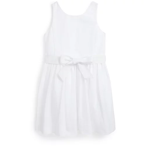 Polo Ralph Lauren Obleka 'MARCELA' bela / naravno bela
