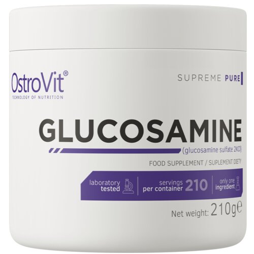 OSTROVIT glukozamin 210 g natural – prirodna podrška za zglobove i hrskavicu Slike
