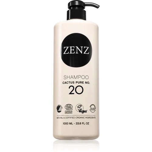 ZENZ Organic Cactus Pure No. 20 hidratantni šampon pogodno za osobe s alergijama 1000 ml