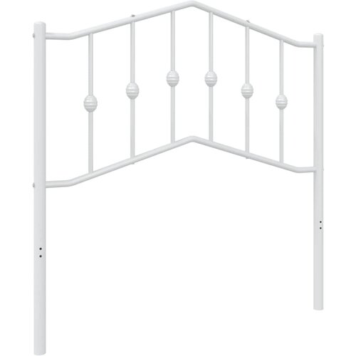 vidaXL Kovinsko vzglavje belo 90 cm Cene