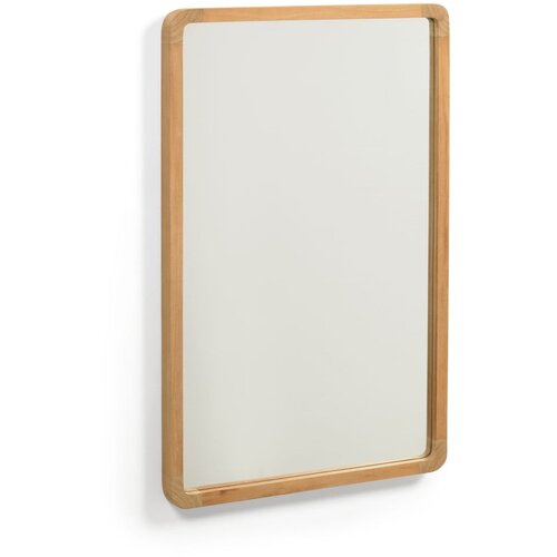 Kave Home Zidno ogledalo s okvirom od masivnog drveta 45x70 cm Shamel &amp;ndash; Slike