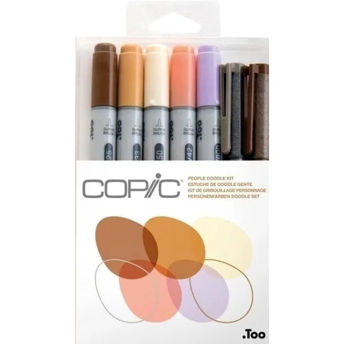 Copic Ciao Uložak za nalivpero People Doodle Kit 7 kom