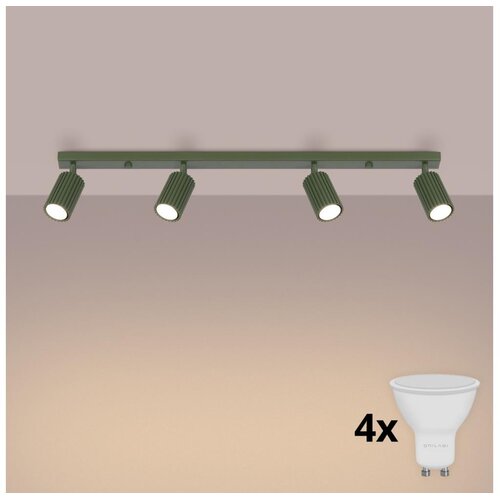  Brilagi - LED spot svetiljka CRESTO 4xGU10/10W/230V zelena Cene