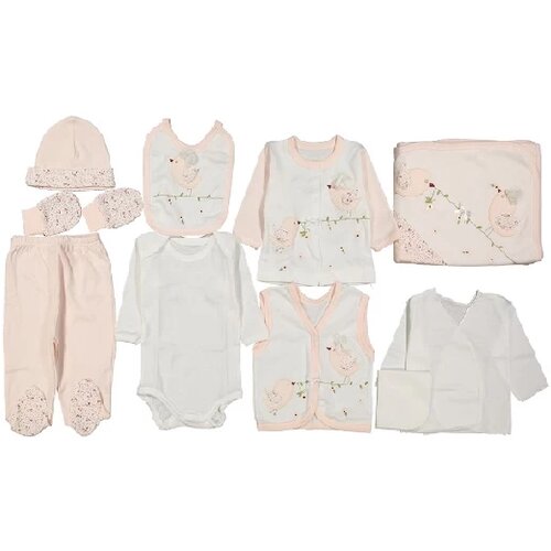  Set za bebe 209148, 10 delova, Kajsija boje Cene