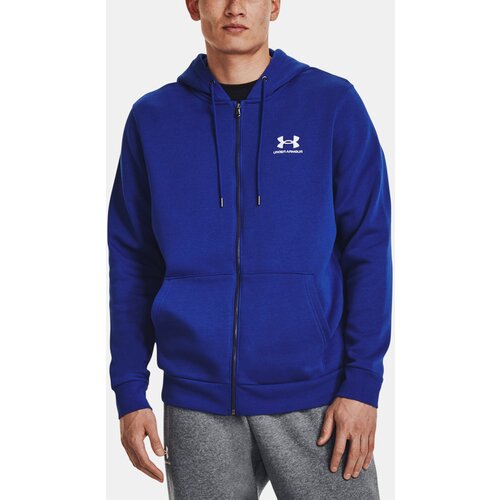 Under Armour Sweatshirt UA Essential Fleece FZ Hood-BLU - Men Slike