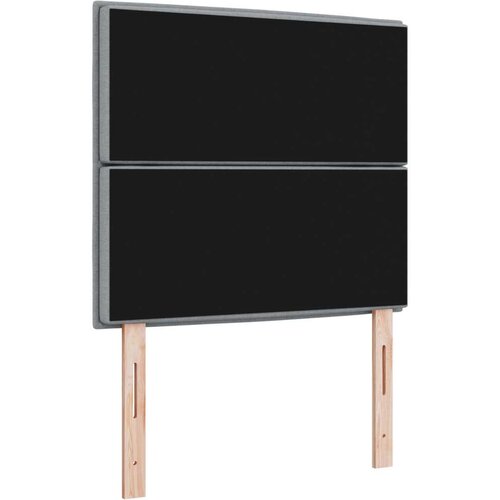  Naslon za glavu Svjetlosiva Tkanina 90 cm Slike