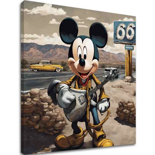  Slika na platnu - mickey mouse country singer | different dimensions Cijene