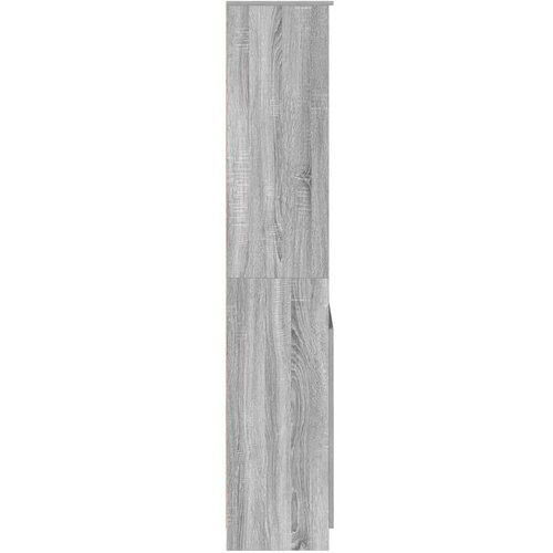 VidaXL Visoka omara siva sonoma 70x35x180 cm inženirski les Slike
