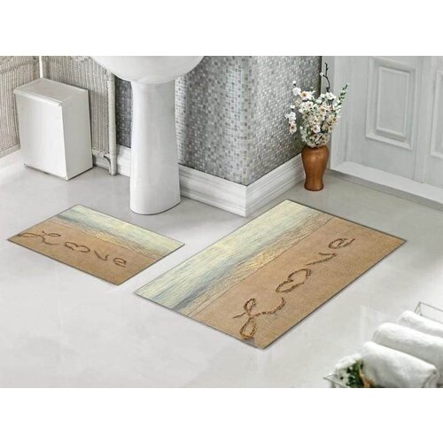  Set za kupatilo Love sa kožnom podlogom 40x60cm + 60x90cm, SK-001 Cene