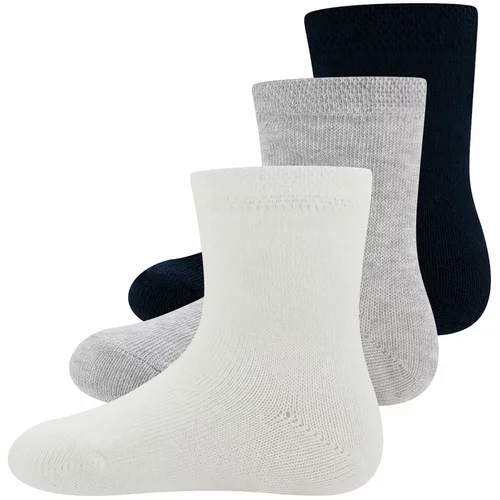 EWERS Čarape siva / crna / bijela