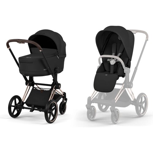 Cybex Voziček 2v1 Priam komplet comfort Platinum sepia black Cene