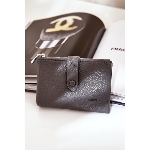  Eco Leather Women&amp;#039;s Wallet Dark Gray Bronica Slike