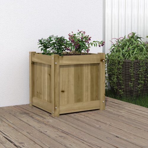 vidaXL Vrtna sadilica 40x40x40 cm od impregnirane borovine Cijene