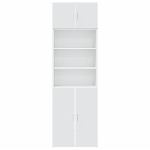  za pohranu bijeli 70 x 42,5 x 225 cm konstruirano drvo Slike