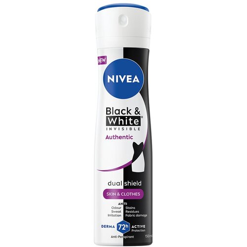 Nivea Black & White Authentic antiperspirant u spreju 72h 150 ml Cijene