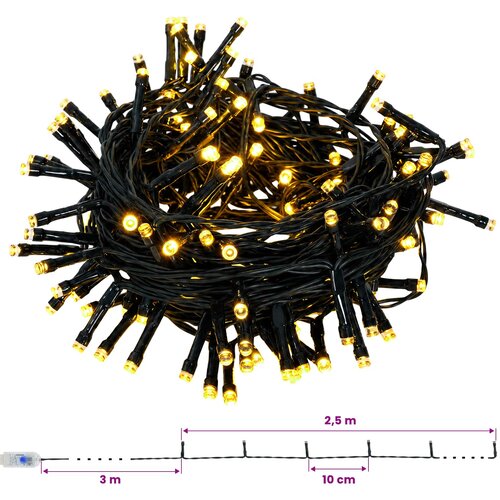  Božićni vijenac Zelena &amp;Oslash; 50 cm PVC i PE 25 LED lampica Slike