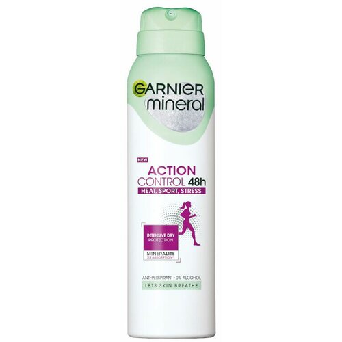 Garnier mineral deo action control heat,stress 48h sprej 150 ml Cene