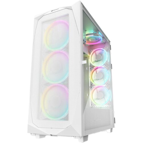  Kući&scaron;te SHARKOON gaming, REV300 White, RGB, E-ATX, ventilator 3x140mm, 4&times;120 mm Cijene
