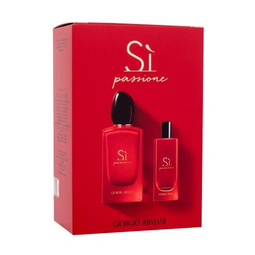 Giorgio Armani S&amp;igrave; Passione set: EDP 100 ml + EDP 15 ml za žene Slike