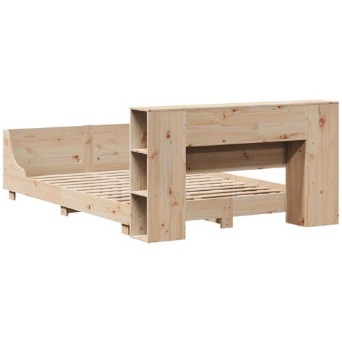 vidaXL Posteljni okvir brez vzmetnice 160x200 cm trdna borovina Cene