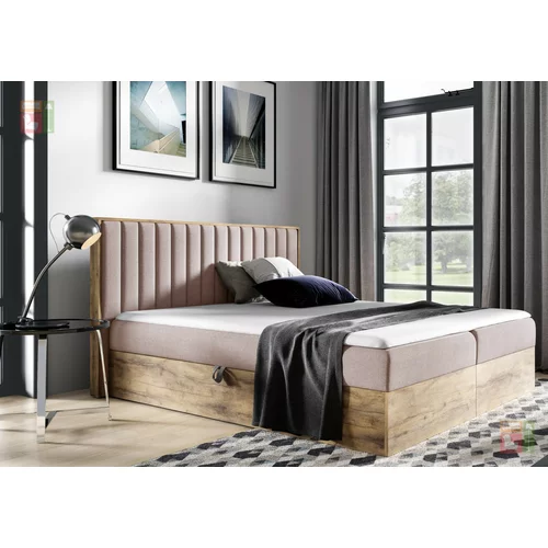 Meble Gruška Boxspring postelja Wood4 - 160x200 cm