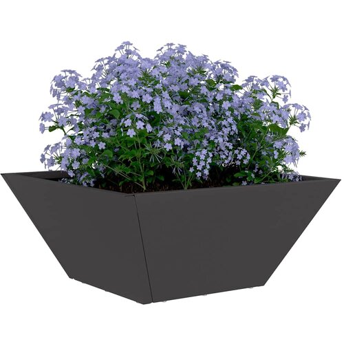  Vrtna saksija 5 pcs Crna 35 x 35 x 15 cm Čelična vrata Slike
