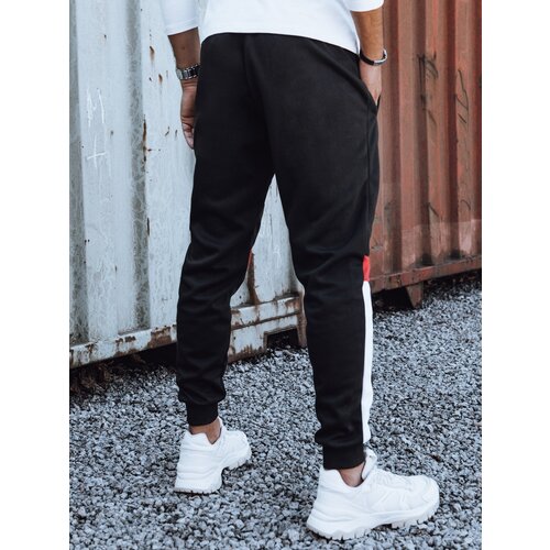 DStreet Men&amp;#039;s sweatpants with cuff black Slike