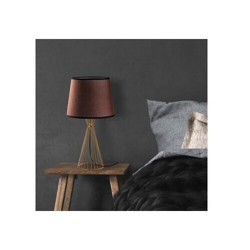 Opviq Stona lampa Telis-5382, 28x28x55 cm, IP20, Smeđe-zlatna boja Cene