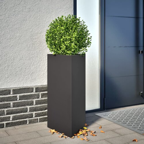  Vrtne sadilice 2 kom crna trokutasta 40x34,5x75 cm čelične Cijene