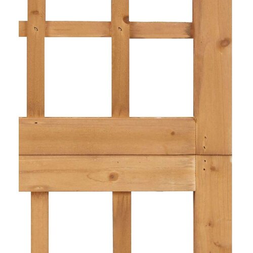 VidaXL Sobna pregrada / re&amp;scaron;etka s 5 panela od jelovine 201,5 x 180 cm Slike